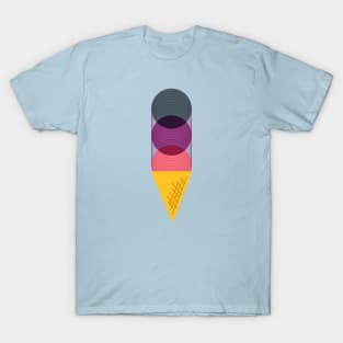 Bauhaus Ice Cream Cone 2 T-Shirt